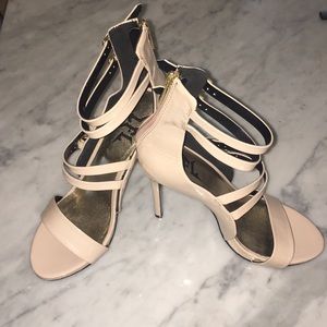 Nude Strappy Heels